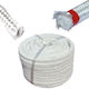 Fireproof Insulating Braided Square Cord Dimensions 25x25 Millimeters Fireplaces Stoves Burners etc
