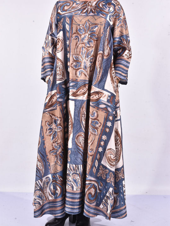Raiden Maxi Φόρεμα Μπλε