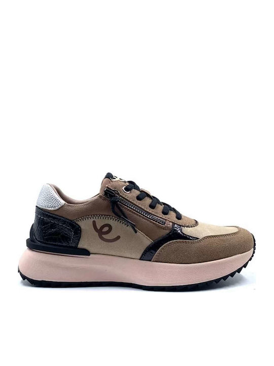 Damen Anatomisch Sneakers Taupe