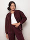 Damen Sweatshirtjacke Damask