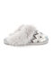 Winter Women's Slippers with Fur Gray