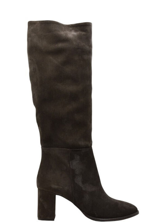 Leather Women's Boots Brown