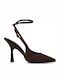 Brown Heels with Strap