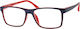 Brilo Lesebrille +1.00 in Blau Farbe BR082BLRED...