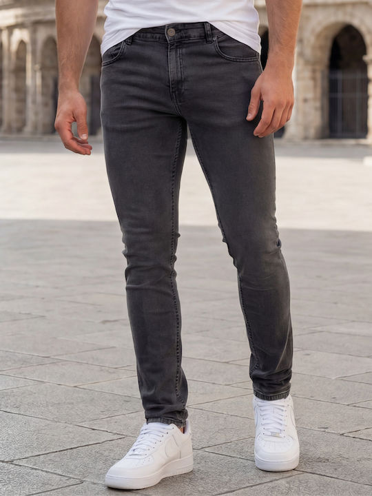 Herren Jeanshose Elastisch Grey