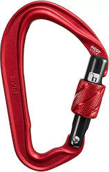 Fixe Picot Screw Red Lockable Carabiner