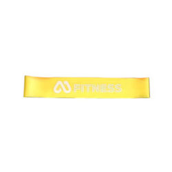 Mfitness Bandă De Rezistență Buclă Nivel De Rezistență Mediu Galben