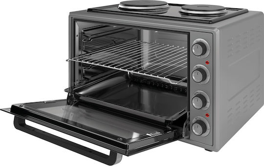Elite Elite Cuptor electric 70lt cu 2 arzatoare Inox