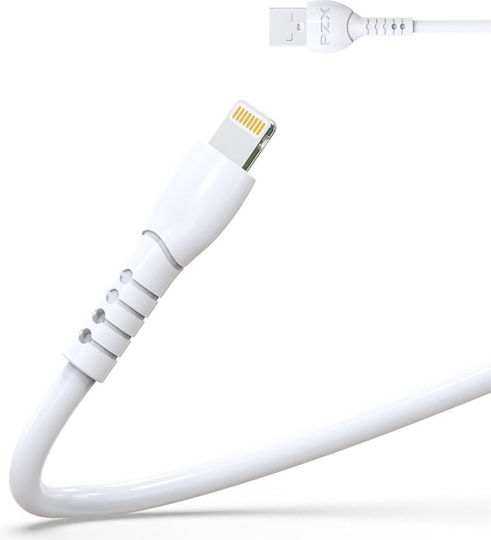 Кабел Pzx V148 От USB-A Мъжки Към Lightning Мъжки 2м Бял