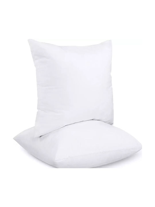 Utopia Γέμισμα Μαξιλαριών από 100% Βαμβάκι White 40x40εκ.