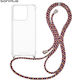 Silicone Case With Lanyard Sonique Armor Clear ...