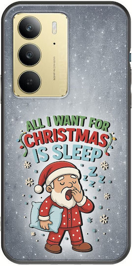 All I Want Christmas Is Sleep Realme C75 4g Black Tpu Μαύρη Σιλικόνη