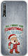 All I Want Christmas Is Sleep Huawei P Smart S Flexible TPU Transparent Silicone