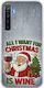 All I Want Christmas Is Wine Realme 6 Pro Flexible TPU Transparent Silicone