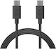 Xtorm USB 2.0 Cable USB-C male - USB-C 100W PD Μαύρο 1m 100331