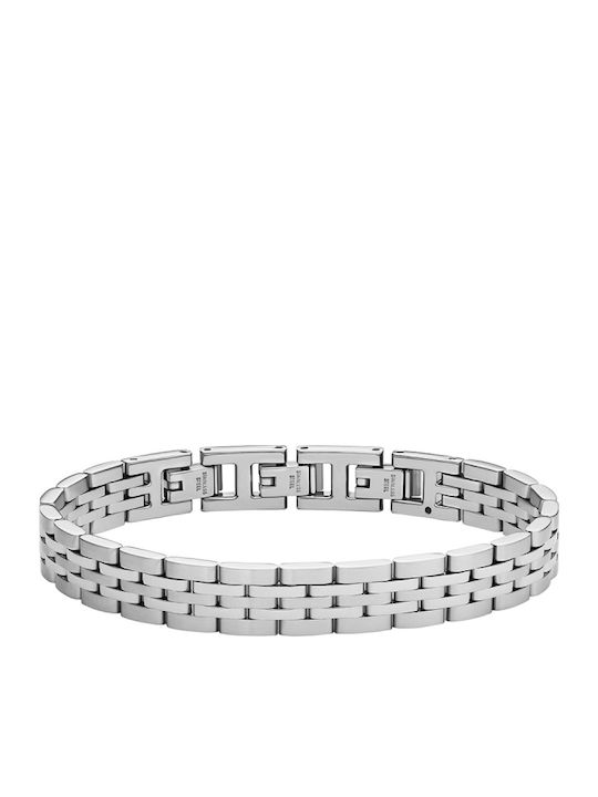Fossil Men's Silver Bracelet Fossil Men's Silver Bracelet