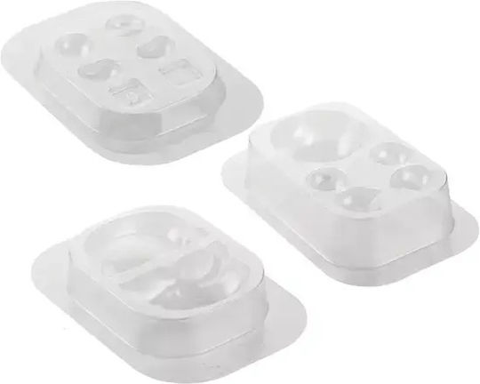Silikomart Formă de Patiserie Plastic 3x3buc 1buc