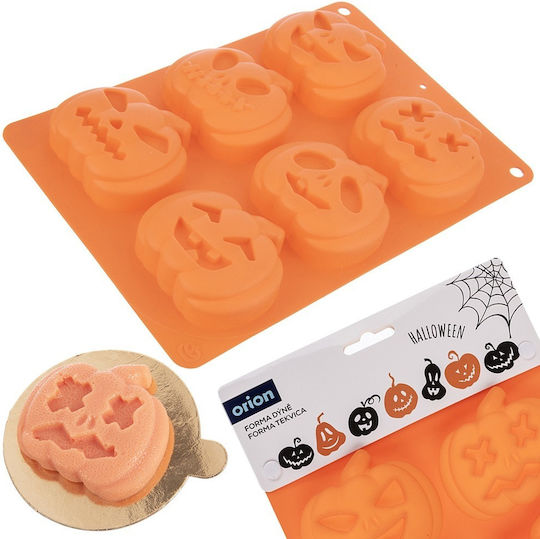 Orion Silicone Cupcake/Muffin Baking Mold, 6 Cups, 27x18x3 cm