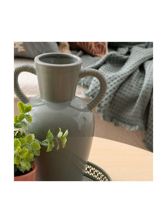 Vază Decorativă Ceramică Wild Gri 17x13x23.5cm ...