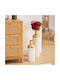 Vază Decorativă Metalic Mirsa Auriu 16x16x60.5cm 1buc