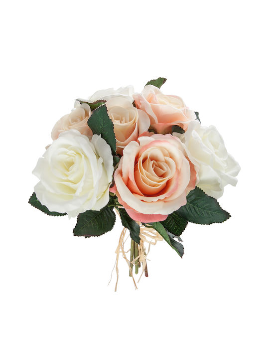 Künstlicher Blumenstrauß 30cm A-s Rosen 155722 Kunststoff