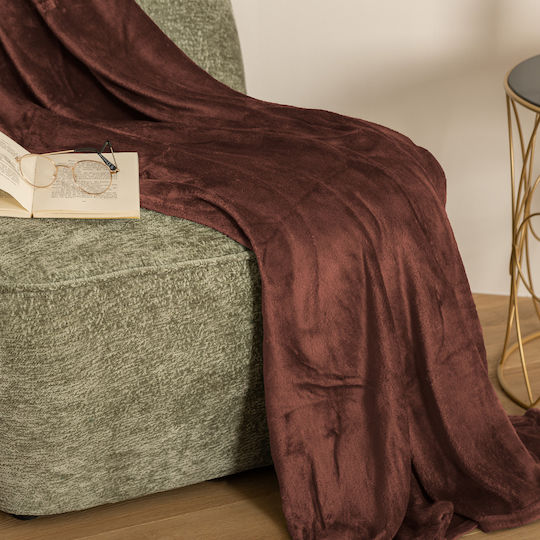 A-s Ollis Fleece Blanket Sofa 130x180cm Tonka