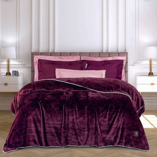 Greenwich Polo Club 4440 Decke 170x240cm Burgundisch