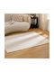 A-s Couka Anti-slip Rug Rectangular Furry White