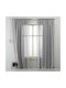Saray Home Κουρτίνα με Τρέσα Γκρι 280x300εκ.