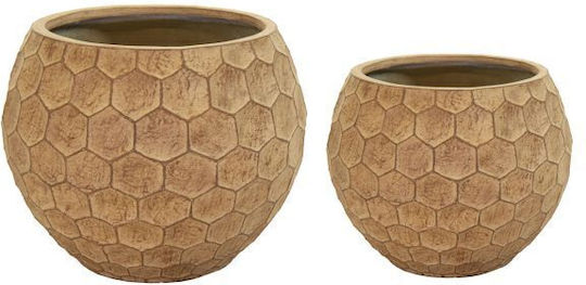 Fankon Flowers Planter Brown