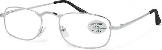 Optosquad Reading Glasses +2.00 in Silver color 2703-3