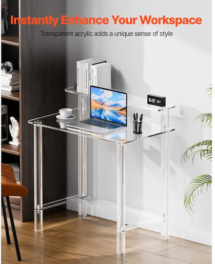 Birou De Calculatoare 50x80x88 Cm Transparent Birou De Calculatoare 50x80x88 Cm Transparent