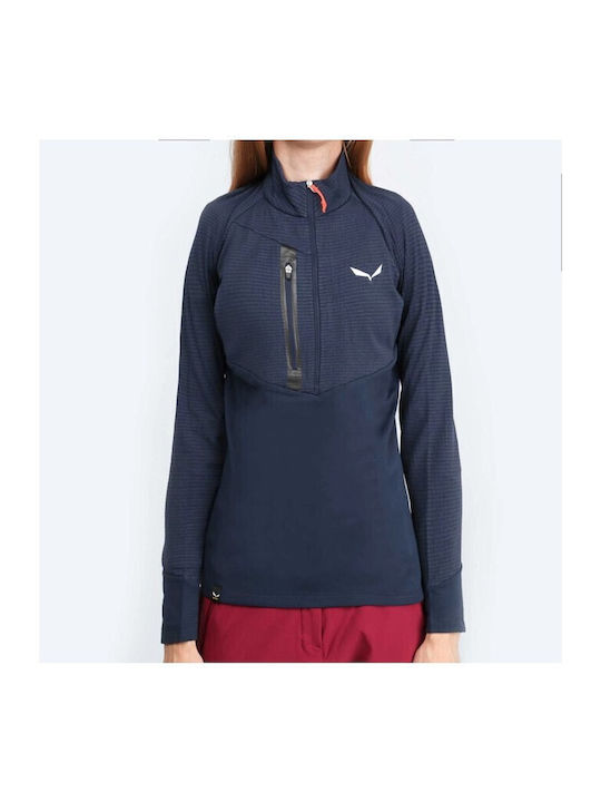 Vajolet Women's Fleece Blouse Navy Blue