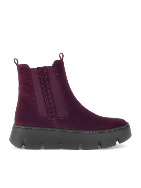 Gabor Leather Women's Ankle Boots with Platform...
