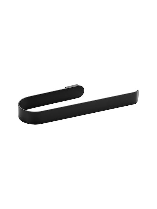 Bronze Art Single Wall-Mounted Bathroom Ring Black