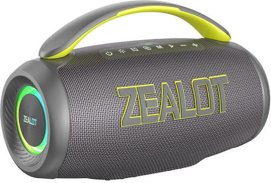 Zealot P12 Bluetooth Speaker 60W with Battery Life up to 5 hours Gray