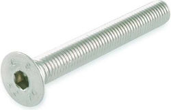Suki Machine Screw DIN 963 with Diameter M4 and Length 4mm 6pcs
