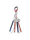 Tatu Moyo Handmade Hanging Lucky Charm Boat Silver 2026 26cm 1pcs