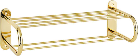 Bronze Art Wall-Mounted Bathroom Rail with 6 Positions Inox Gold
