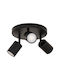 Triple Spot with Socket GU10 in Black Color