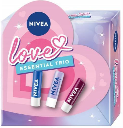 Nivea Love Essential Trio Σετ Lip Balm
