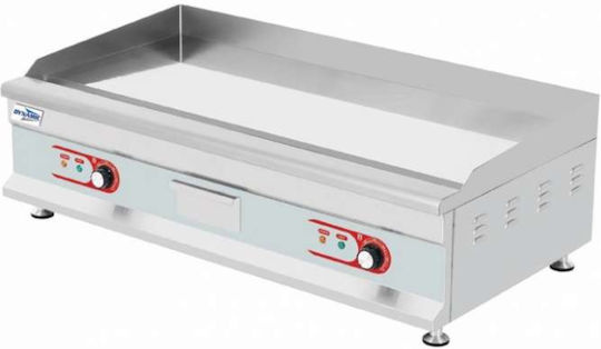 Dynamic Electric Chrome Flat Top Griddle 100x52x33cm with Flat Grill Plate
