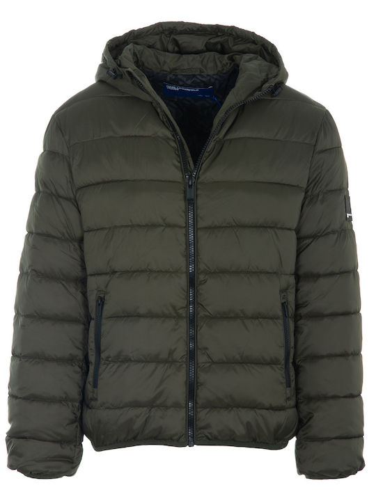 Karl Lagerfeld Jacket Puffer Khaki