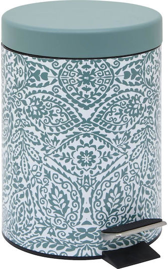 5Five Plastic Bathroom Basket Soft Close 3lt Green
