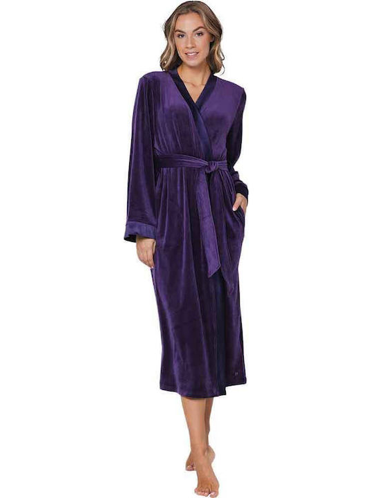Pastunette Winter Women's Robe Dark Orchid, Dark Purple