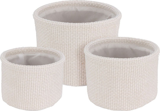 Storage Basket Fabric 3pcs