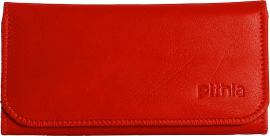 Pythia Tobacco Pouch With Snap Closure Orange
