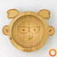 Pandaboo Baby Food Bowl made of Bamboo Orange