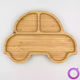 Pandaboo Baby Food Plate made of Bamboo Purple