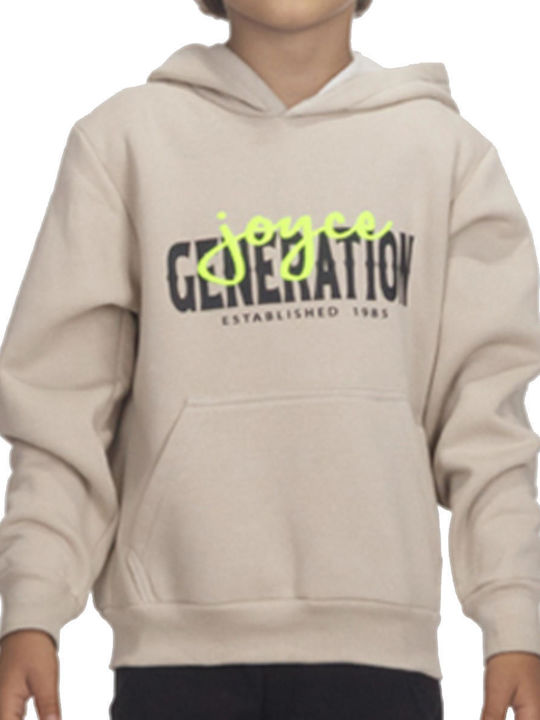 Joyce Kinder-Sweatshirt mit Kapuze Beige